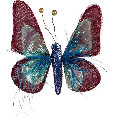 Krist+ Motyl Świąteczna bombka - Święta, Motyl, 14x3x18cm Krist+ Motyl Świąteczna bombka - Święta, Motyl, 14x3x18cm