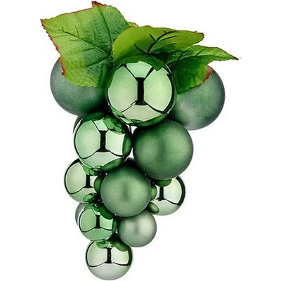 Krist+ Kleine Groene Plastic Kerstbal - Kerstmis Krist+ Kleine Groene Plastic Kerstbal - Kerstmis