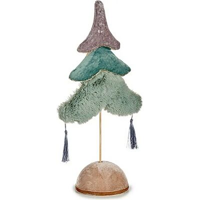 Krist+ 19A5906-M-2 Árbol de Navidad Plateado Multicolor de Madera - Navidad Krist+ 19A5906-M-2 Árbol de Navidad Plateado Multicolor de Madera - Navidad