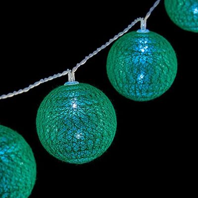 Krist+ Groene LED-krans 2 m Ø 5 cm Krist+ Groene LED-krans 2 m Ø 5 cm