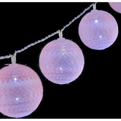 Krist+ Guirlande Rose - Guirlande de Boules LED Krist+ Guirlande Rose - Guirlande de Boules LED