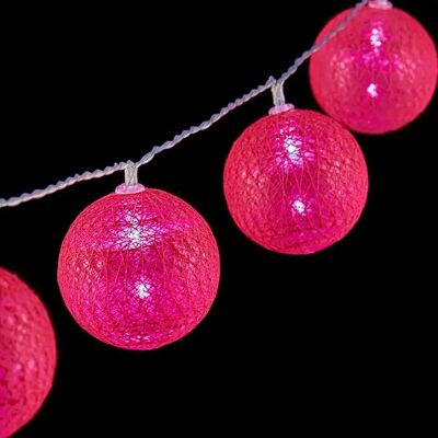 Krist+ Ciemnoróżowa Wianki LED - Wianki z LED 6cm 2m Krist+ Ciemnoróżowa Wianki LED - Wianki z LED 6cm 2m