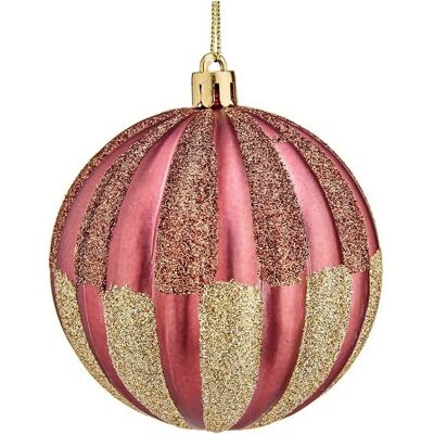 Palla di Natale Rosa Krist+ - 8cm, 6 Unità - Decorazioni Natalizie Palla di Natale Rosa Krist+ - 8cm, 6 Unità - Decorazioni Natalizie