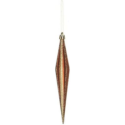 Krist+ 00899 PVC Marron 8,5 x 3,5 x 19 cm - Boule de Noël Krist+ 00899 PVC Marron 8,5 x 3,5 x 19 cm - Boule de Noël