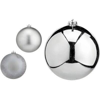 Krist+ Silver Christmas Baubles - Christmas Baubles Krist+ Silver Christmas Baubles - Christmas Baubles