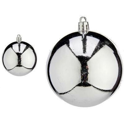 Krist+ Modèle K1912475-3 Boules de Noël Argentées - Boules de Noël - Publicité Krist+ Modèle K1912475-3 Boules de Noël Argentées - Boules de Noël - Publicité
