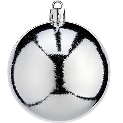 Krist+ Modèle: K1912476-3 Argent Plastique - Boules de Noël Krist+ Modèle: K1912476-3 Argent Plastique - Boules de Noël
