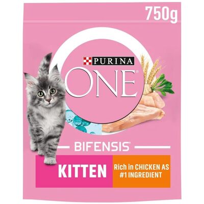 Purina ONE Junior Kanin ja Täysjyväkuiva Ruoka - 750g Purina ONE Junior Kanin ja Täysjyväkuiva Ruoka - 750g