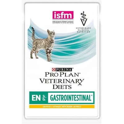 Purina Pro Plan Veterinary Diets Feline EN Gastrointestinal - Kylling - 10 Pakninger Purina Pro Plan Veterinary Diets Feline EN Gastrointestinal - Kylling - 10 Pakninger