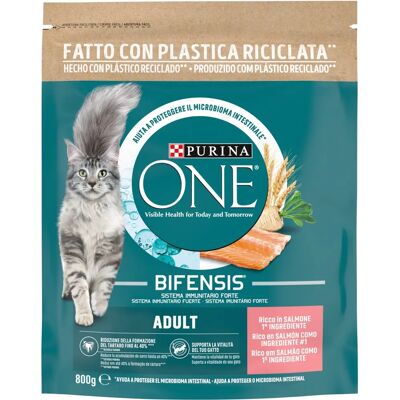 Purina One Bifensis Komplett Foder för Vuxna Katter med Lax & Fullkorn Purina One Bifensis Komplett Foder för Vuxna Katter med Lax & Fullkorn