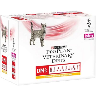 Purina Pro Plan Veterinary Diets DM - Ração úmida para gatos com diabetes Purina Pro Plan Veterinary Diets DM - Ração úmida para gatos com diabetes