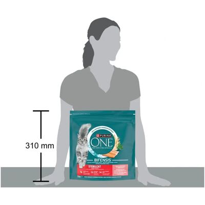 Cibo per gatti sterilizzati Purina One Salmone e Grano - Crocchette Cibo per gatti sterilizzati Purina One Salmone e Grano - Crocchette