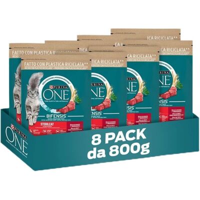 Purina One Bifensis Kroketter Ricco med Biff och Vete - Kattmat Purina One Bifensis Kroketter Ricco med Biff och Vete - Kattmat