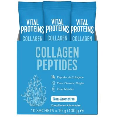 Vital Proteins Collagène - Bovin, 10 g Stick - Peau Jeune et Fermeté - Publicité Vital Proteins Collagène - Bovin, 10 g Stick - Peau Jeune et Fermeté - Publicité