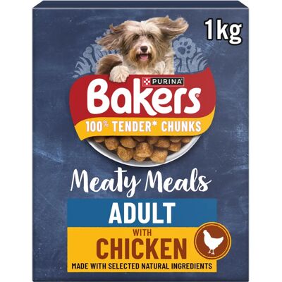 Bakers - Meaty Meals - Chicken - 5x1 kg - Dry dog food Bakers - Meaty Meals - Chicken - 5x1 kg - Dry dog food