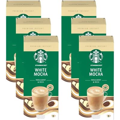 Starbucks - White Mocha Premium - 30 Sachets - 6 Pack - Instant Coffee Starbucks - White Mocha Premium - 30 Sachets - 6 Pack - Instant Coffee