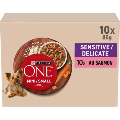 PURINA ONE Mini Sensitive-Delicate laxfoder - Små raser PURINA ONE Mini Sensitive-Delicate laxfoder - Små raser