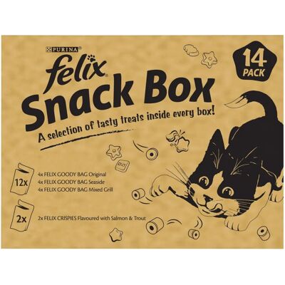Felix Model Mixed Snack Box for Adult Cats - 810g Felix Model Mixed Snack Box for Adult Cats - 810g