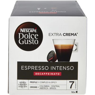 Nescafé Dolce Gusto Espresso Intenso Decaffeinato - Capsule di caffè Nescafé Dolce Gusto Espresso Intenso Decaffeinato - Capsule di caffè