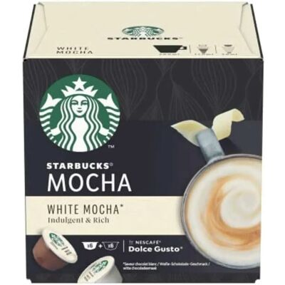 Capsules White Mocha Starbucks - Café & Lait - Capsules de Café - Publicité Capsules White Mocha Starbucks - Café & Lait - Capsules de Café - Publicité