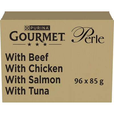 Comida para gatos Gourmet Perle - Paquete de variedad 192 x 85 g Comida para gatos Gourmet Perle - Paquete de variedad 192 x 85 g