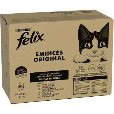 Felix Kattenvoer - 120 Zakken Assortiment Felix Kattenvoer - 120 Zakken Assortiment