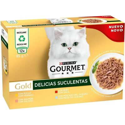 Gourmet Gold - Delicias Suculentas Pack Surtido - Comida para gatos Gourmet Gold - Delicias Suculentas Pack Surtido - Comida para gatos