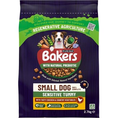 BAKERS - Small Dog Sensitive Tummy Chicken - 2.7kg - Dry Dog Food BAKERS - Small Dog Sensitive Tummy Chicken - 2.7kg - Dry Dog Food