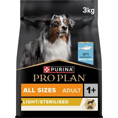 Nourriture pour chiens Pro Plan Poisson Blanc - 3 Kg - Publicité Nourriture pour chiens Pro Plan Poisson Blanc - 3 Kg - Publicité