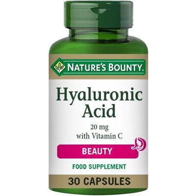 Natures Bounty Ácido Hialurônico 20mg 30 Cápsulas - Suplemento Alimentar Natures Bounty Ácido Hialurônico 20mg 30 Cápsulas - Suplemento Alimentar