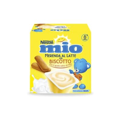 Nestlé Mio Merenda al Latte - 4x100g, Cibo per bambini, Ricco di calcio Nestlé Mio Merenda al Latte - 4x100g, Cibo per bambini, Ricco di calcio
