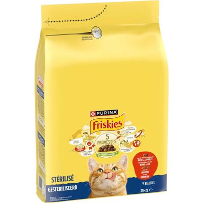 PURINA Friskies Sterilised Rind Huhn Gemüse - Katzenfutter PURINA Friskies Sterilised Rind Huhn Gemüse - Katzenfutter