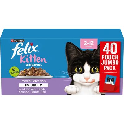 Felix Original Kitten Mixed Selection - Wet Cat Food Felix Original Kitten Mixed Selection - Wet Cat Food