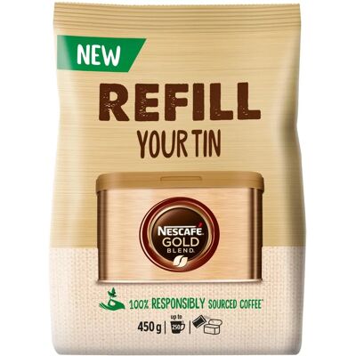 Nescafe Gold Blend Arabica Coffee - 450g Refill Nescafe Gold Blend Arabica Coffee - 450g Refill
