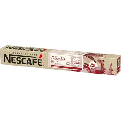 Nescafé Farmers Origins - Arabica Kaffee Kapseln - Kolumbien - Kompatibel mit Nespresso Nescafé Farmers Origins - Arabica Kaffee Kapseln - Kolumbien - Kompatibel mit Nespresso