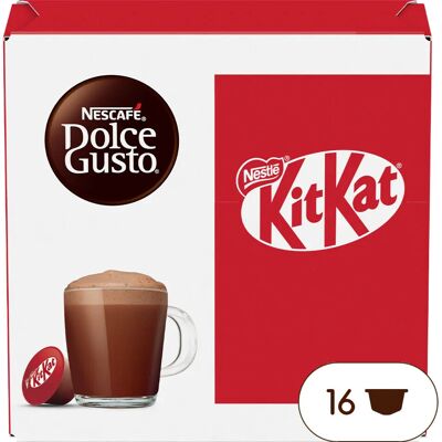 Nescafé Dolce Gusto KitKat kahvikapselit - 16 kpl Nescafé Dolce Gusto KitKat kahvikapselit - 16 kpl