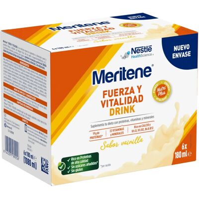Meritene Bebida de Baunilha Pack 6 - Bebida Meritene Bebida de Baunilha Pack 6 - Bebida