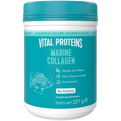 Vital Proteins Collagène Marin - Soin de la peau et des cheveux - 221g - Publicité Vital Proteins Collagène Marin - Soin de la peau et des cheveux - 221g - Publicité