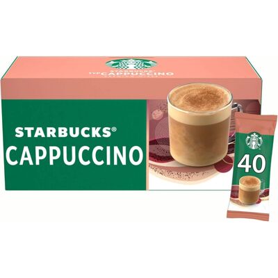 Starbucks Cappuccino - Premium Instant Coffee - 40 Pouches Starbucks Cappuccino - Premium Instant Coffee - 40 Pouches