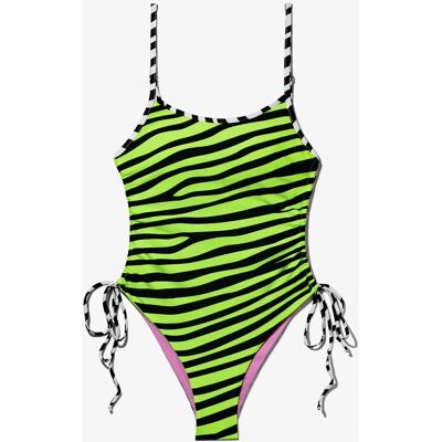 Feroe D.Franklin Bañador con print de zebra Lime Feroe D.Franklin Bañador con print de zebra Lime