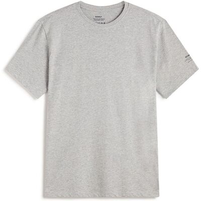 ECOALF T-shirt décontracté en coton biologique gris clair - Publicité ECOALF T-shirt décontracté en coton biologique gris clair - Publicité