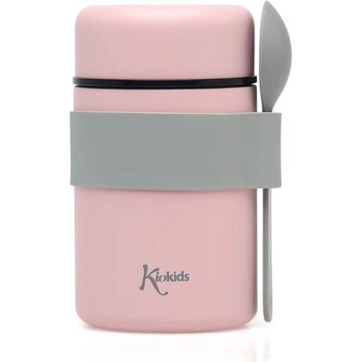 Termo Rosa de Acero Inoxidable KIOKIDS - 500ml Termo Rosa de Acero Inoxidable KIOKIDS - 500ml