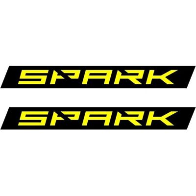 Autocollant Jaune Scott Spark - Autocollant de Vélo Autocollant Jaune Scott Spark - Autocollant de Vélo