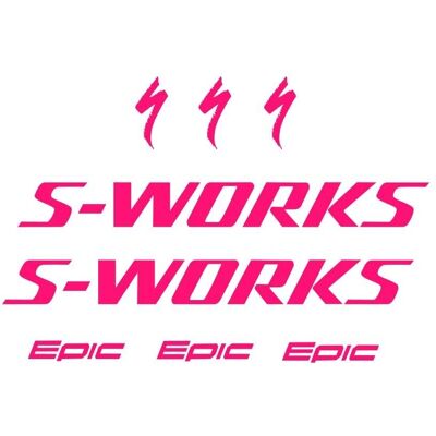 Autocollants pour Cadre Vélo Specialized S-Works Epic - Autocollants Autocollants pour Cadre Vélo Specialized S-Works Epic - Autocollants