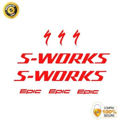 Autocollants de cadre pour vélo Specialized S-Works Epic Autocollants de cadre pour vélo Specialized S-Works Epic