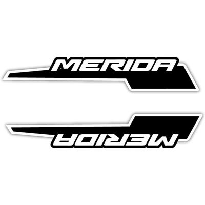 Autocollants pour Fourche Vélo Merida - Vinyle Résistant - Publicité Autocollants pour Fourche Vélo Merida - Vinyle Résistant - Publicité