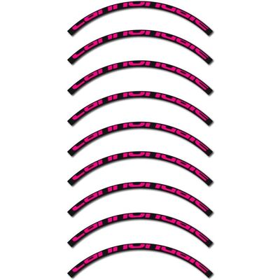 Autocollants pour jante de vélo Cannondale MTB 29" Rose Fluorescente - Autocollants - Publicité Autocollants pour jante de vélo Cannondale MTB 29" Rose Fluorescente - Autocollants - Publicité