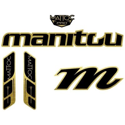 Autocollants Fourche Vélo Manitou Mattoc Pro 26" - Vinyle Résistant - Publicité Autocollants Fourche Vélo Manitou Mattoc Pro 26" - Vinyle Résistant - Publicité