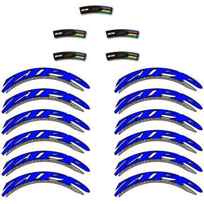 Autocollant pour jante de vélo Zipp UCI 808 80mm - Bleu Autocollant pour jante de vélo Zipp UCI 808 80mm - Bleu