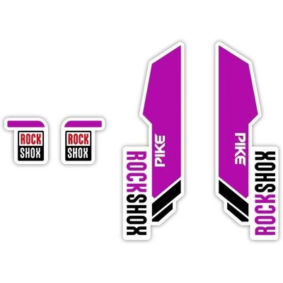 Autocollants Pour Fourche Vélo Rock Shox Pike 2014 - Vinyle Résistant - Publicité Autocollants Pour Fourche Vélo Rock Shox Pike 2014 - Vinyle Résistant - Publicité